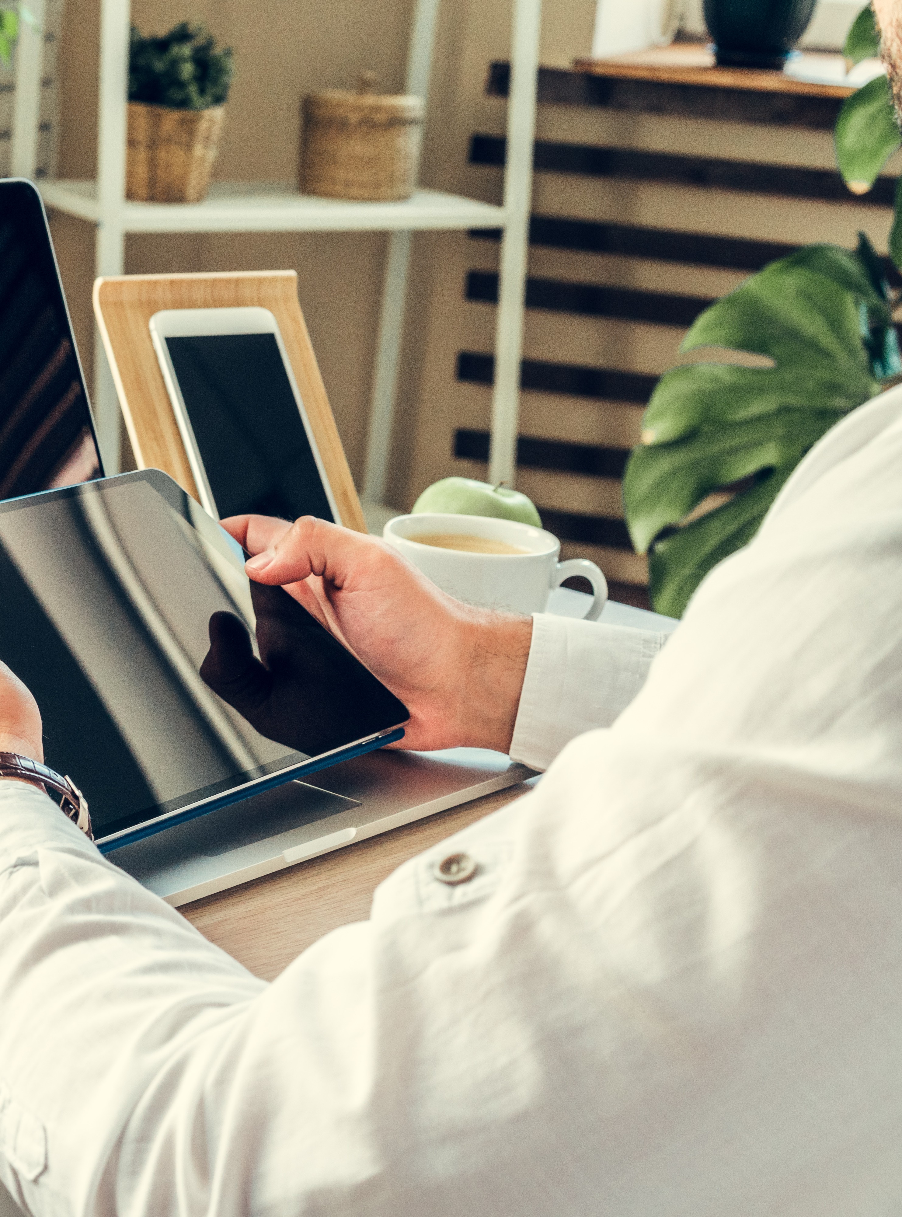 close-up-of-a-working-table-of-a-businessman